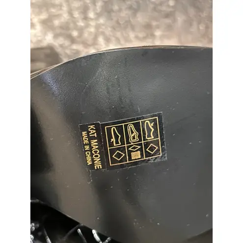 GORGEOUS! KAT MACONIE SAFFLE BOOT IN BLACK CROC SZ US 6 NEW! $395