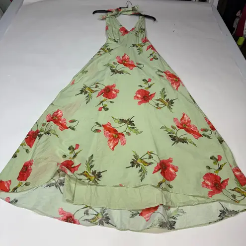 LK Bennett Kristen Pistachio Poppy Print
Cotton