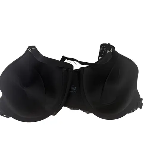 Maidenform One Fab Fit Lace T-Back Front Close Bra 7112 Black 38D