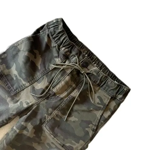 American Eagle  | Next Level Stretch Camo Joggers Size 2 Drawstring Ankle Zippers