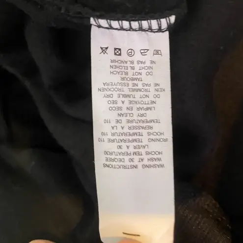 NUTEXROL Long Fleece Hooded Sweatshirt Dressing Black Size Small