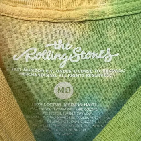 The Rolling Stones Hot Lips 1982 Concert Rock Band Tie Dye M