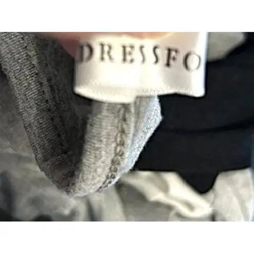 Relaxed Streetwear Mock Cardigan Top M – Preppy Casual Monochrome Contrast Size M