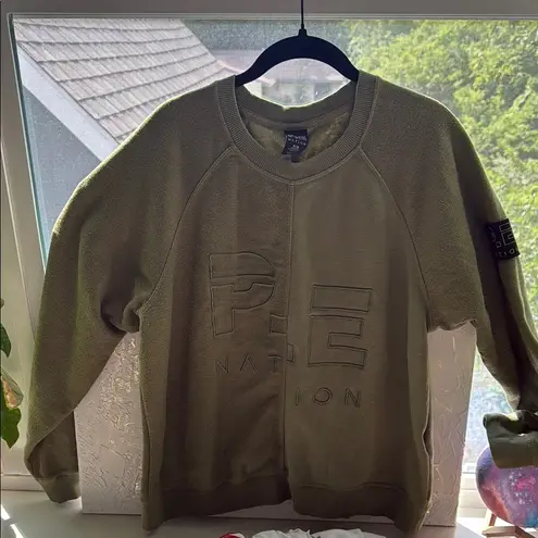P.E Nation Women’s Olive Pullover Green Size M