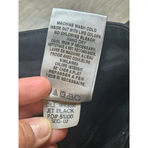 joe's jeans  Size 26 Black High Water‎ Skinny Ankle Jeans Beaded Waist