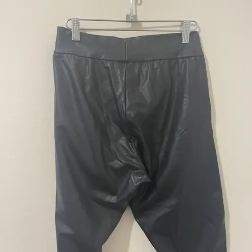 Commando  Faux Leather Jogger Pants Womens Size Small