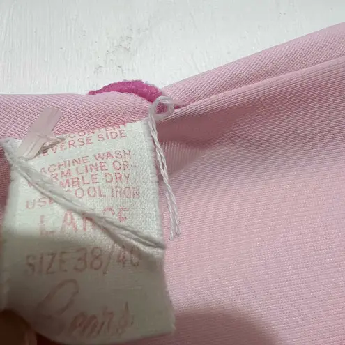 Sear Vintage Peyer Pan Collared Sleepwear Size Large Embroidered Multiple