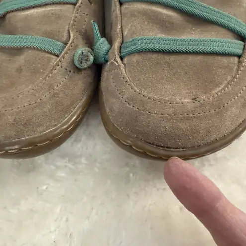 CAMPER Peu Minimalist Suede Comfort Ankle Boots Zip Flex Sole Tan Shoes 8.5/39