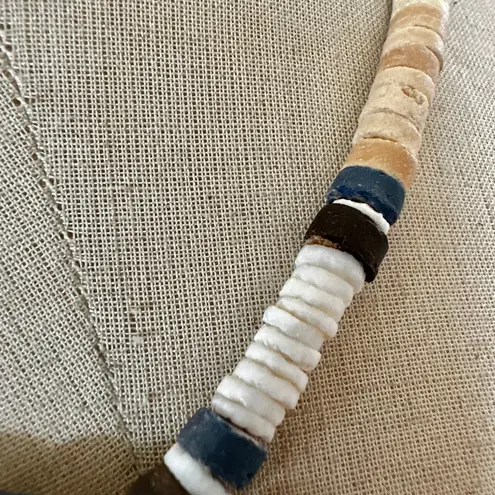 Natural Shell & Real Fossil Shark Tooth Necklace