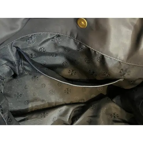 Tory Burch  Packable Large Ella Nylon Tote Navy Blue Purse Womens Travel