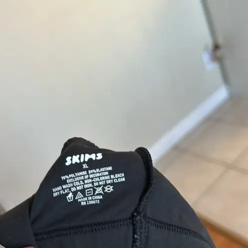 SKIMS  Fits Everybody Scoop Bralette Size XL in Onyx Black NWT