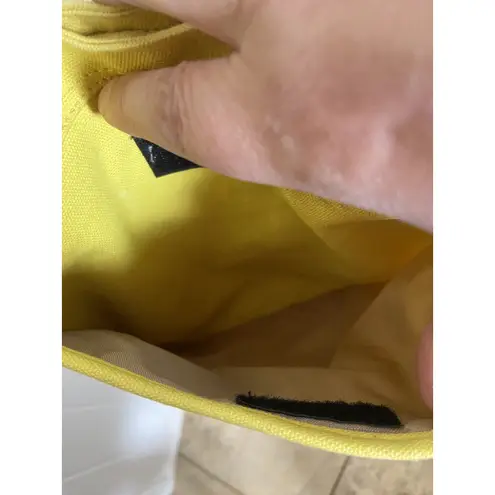 KAVU Keep Along Cross Body Bag Rope Swing Canvas Travel Yellow Adjustable Strap