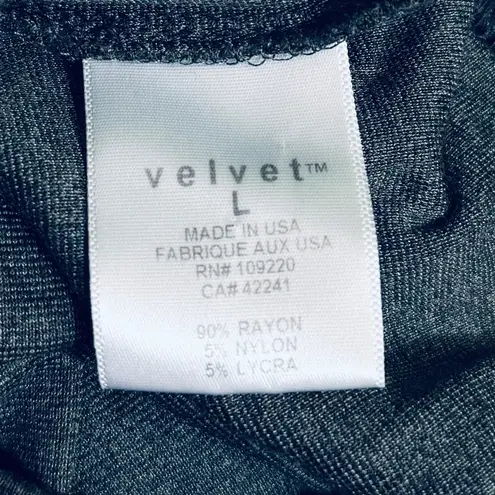 Velvet Tees Velvet Tank Top Sleeveless Dress Gray Size Large