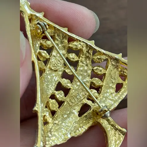 Vintage SFJ limited edition Christmas Tree Brooch pin