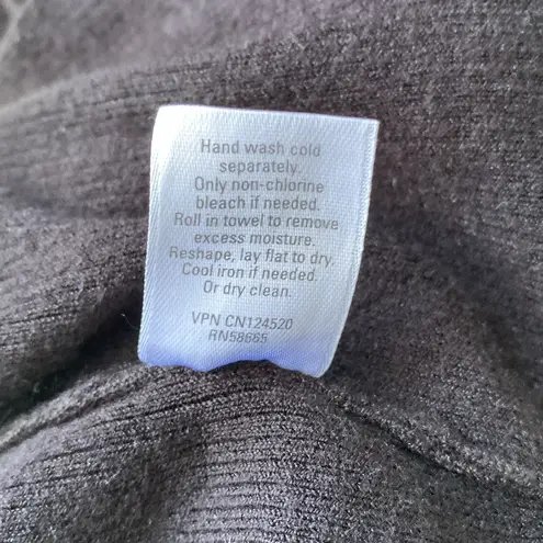 π€ Semantiks Nordstrom Long Black Sweater/Tunic/Top, Silk Neck Tie, Plus