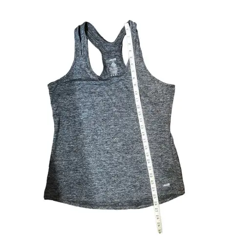 Avia gray space dyed racer back athletic tank top