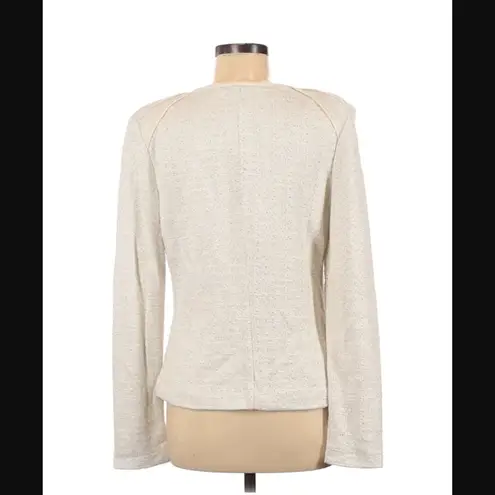 Tart Collections Jacket Shacket M Hale Boucle Tweed Terry Cloth Off White Pocket Size M