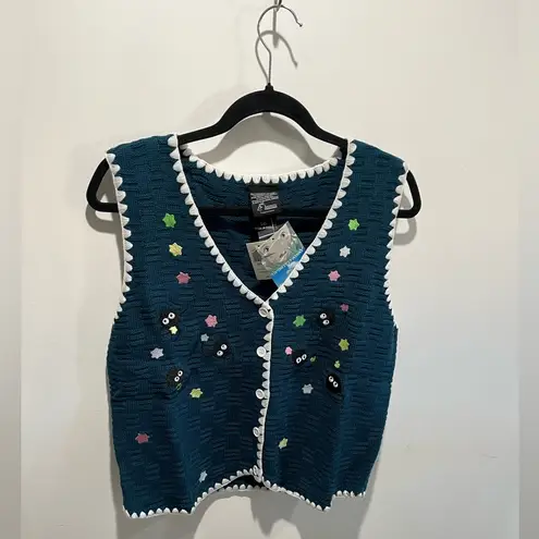 Her Universe Studio Ghibli Spirited Away Soot Sprites Embroidered Vest (Large)