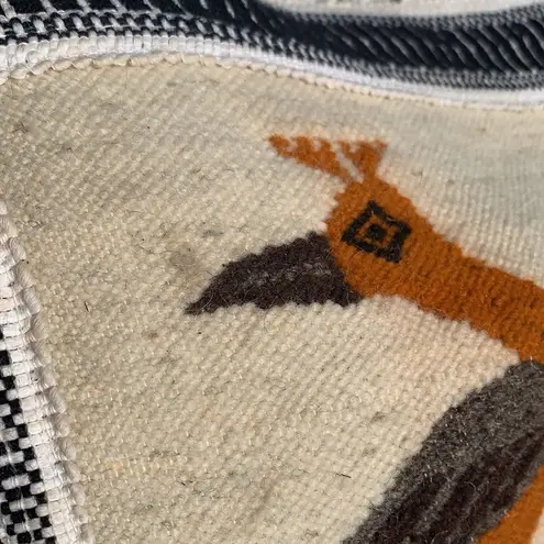 Vintage 100% Wool Bag from Equador Black