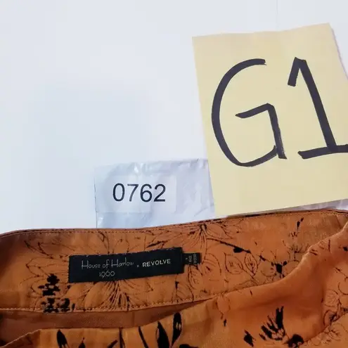 House of Harlow1960 x Revolve Floral & Birds Print High Rise Pants Yellow