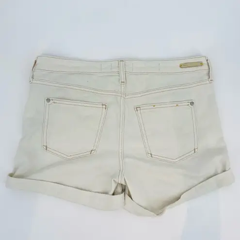 Anthropologie  pilcro stet beige denim shorts size 30