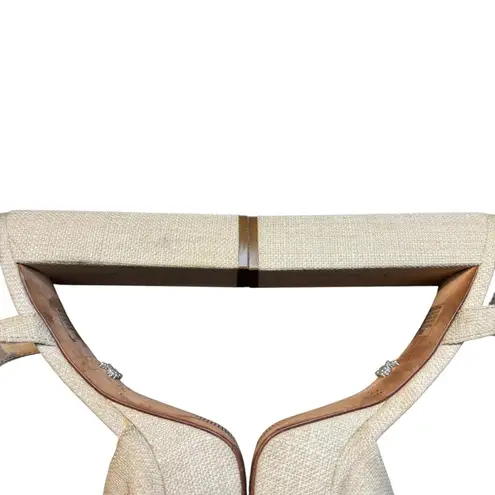 Antonio Melani Born on Fifth for  Shoes Womens Size‎ 9M Beige Bow Heels Sandals