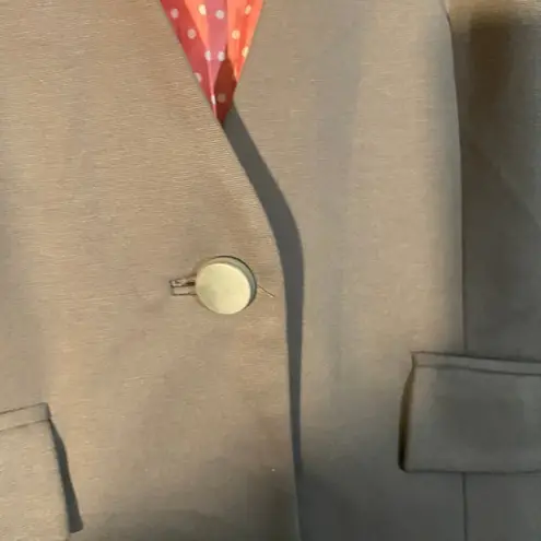 Sandro Studio Brown One Button Career Blazer Jacket Women Sz M