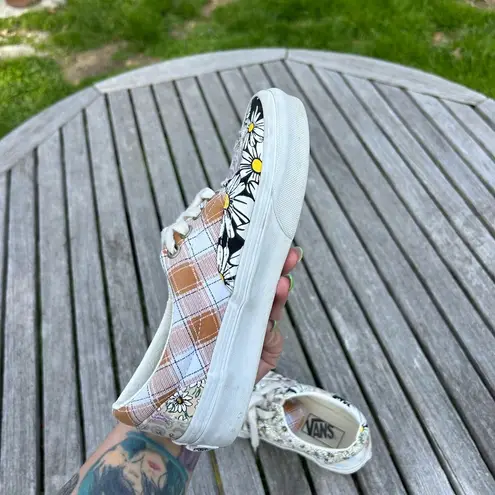 Vans  MEADOW PATCHWORK ERA SHOES Size woman’s 5.0‎ floral checkers spring summer