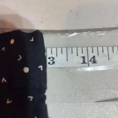 Vintage 90s Counterparts Knee length preppy geometric skirt size 8 academic Black