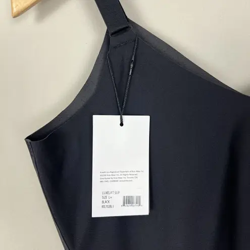 Knix LuxeLift Slip Womens L+ Black Wireless Shapewear Adjustable Smooth Control Size L