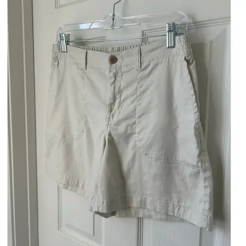 L.L. Bean Comfort Stretch Cotton Linen Shorts
