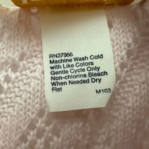 Jantzen Women’s Pink Eyelet Vest Size XL Vintage Lightweight