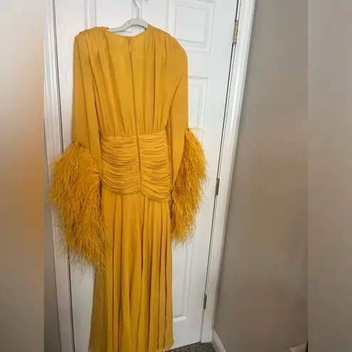 Bronx and Banco NEW Geisha Maxi Dress in Mustard