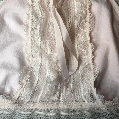 Aerie  Hi-Neck Bralette Pink Size: M