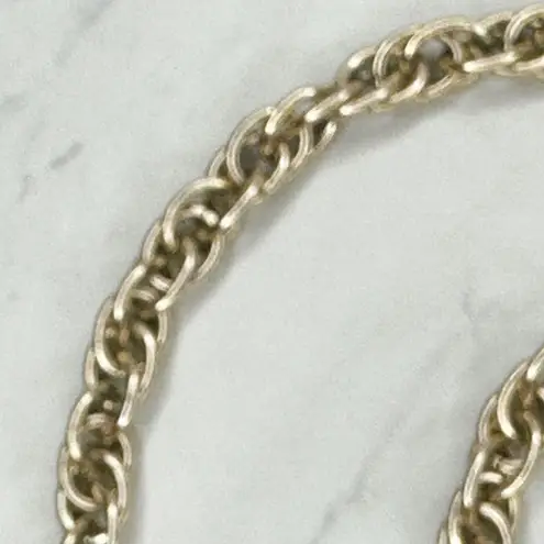 Lightweight Gold Tone Metal Chain Link Belt Size XS Small S