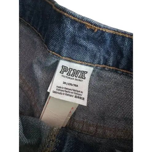 VS PINK High Waist Cutoff Jean Denim Shorts Size 30 NEW with tags Blue