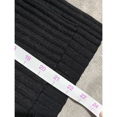 Moth Anthropologie Black Cowl Neck Long Sleeve Sweater Size Large Cozy Women