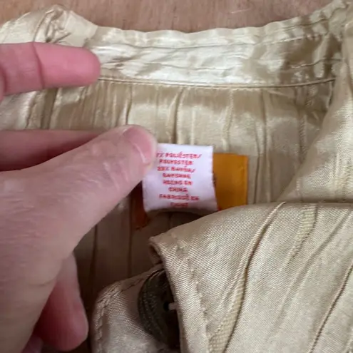 Ruby Rd Champagne Textured Button Jacket Women’s 16 Lightweight thumbnail 5