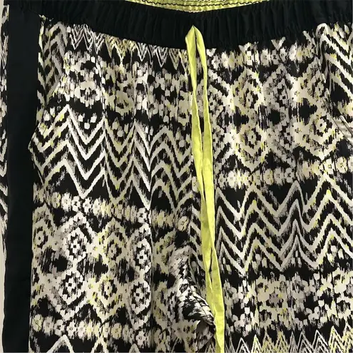 Princess Vera Wang Women's Geometric Lounge Pants Black Size L Size L