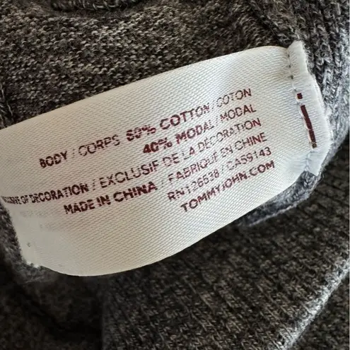 TOMMY JOHN Ribbed Heather Gray Lounge Knit Leggings Jogger Sweatpants Size M Gray Size M