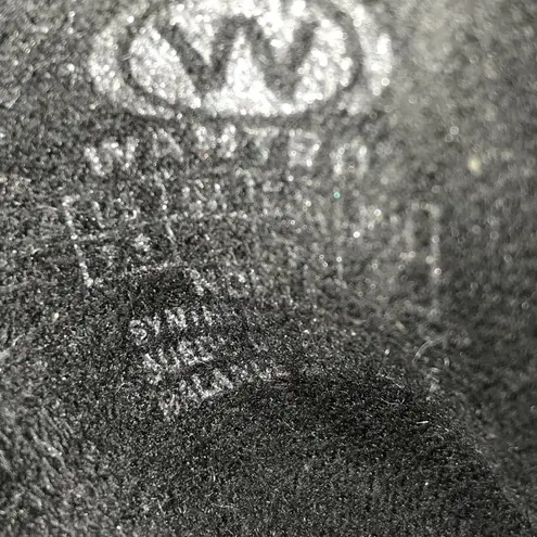 WANTED BLACK WITH SILVER BUCKLE SLIDE ON HEELS SIZE 7.5