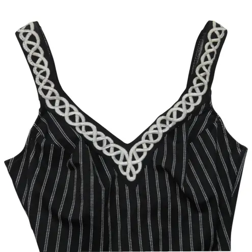 MiracleSuit Dreamsuit by One Piece Swimsuit Large Black & White Striped