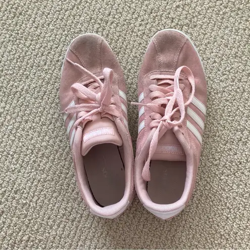 Adidas  Women's Neo Courtset Sneakers Dusty Pink White Soft Size 7.5 Fashion EUC