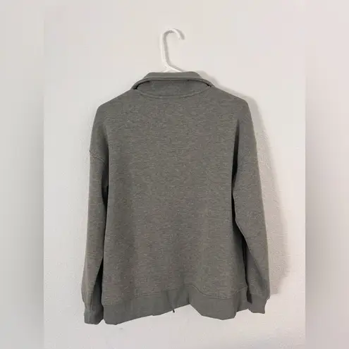 Mondetta Gray Soft Fleece Zip-Up Hoodie Size Medium