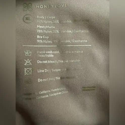 Honeylove New Cami Shapewear Wireless Bra Size XL Tan