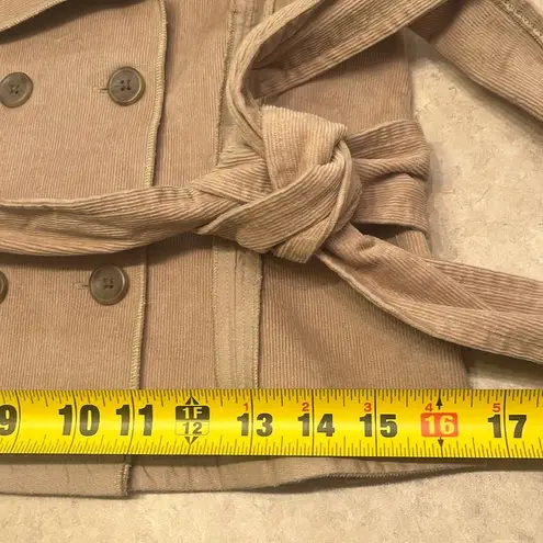 Making the Cut Deconstructed Strapless Corset halter Top size Medium corduroy