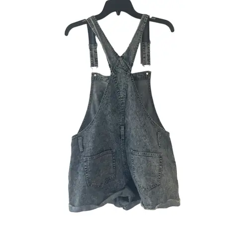 No Boundaries  Women's Size Large 11-13 Relaxed Fit‎ Short Bib Overalls - Image 7