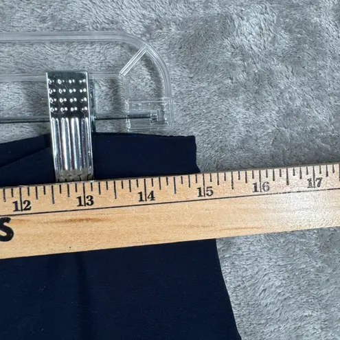 Sympli Crop Pant Minimalist Lagenlook Slinky Stretch Travel Quiet Luxury Comfort Blue Size 14