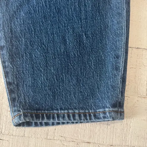 Evereve Ever Vintage Barrel Jean size 29 Dark Blue Denim Ankle Length