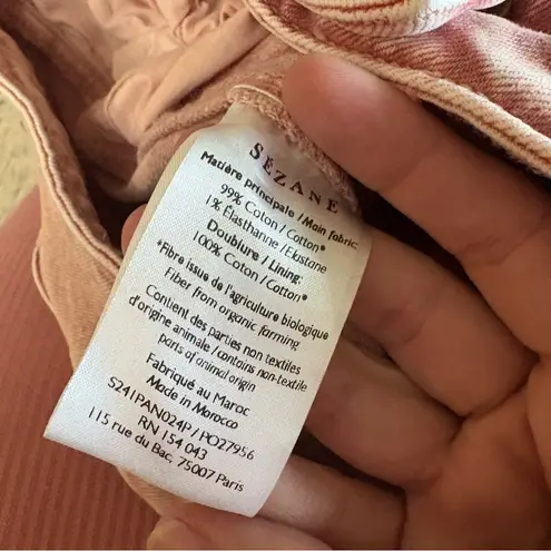 Sézane SEZANE Le Brut Jeans In Rosa Size 42